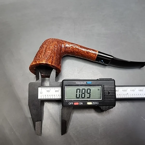 Sasieni 4 Dot Ruff Root Light Bent Dublin Estate Briar Pipe, French Estates - Image 10