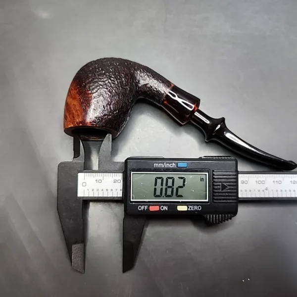 Stanwell Antique 136 Sandblasted Bent Egg Estate Briar Pipe, Danish Estates - Image 10