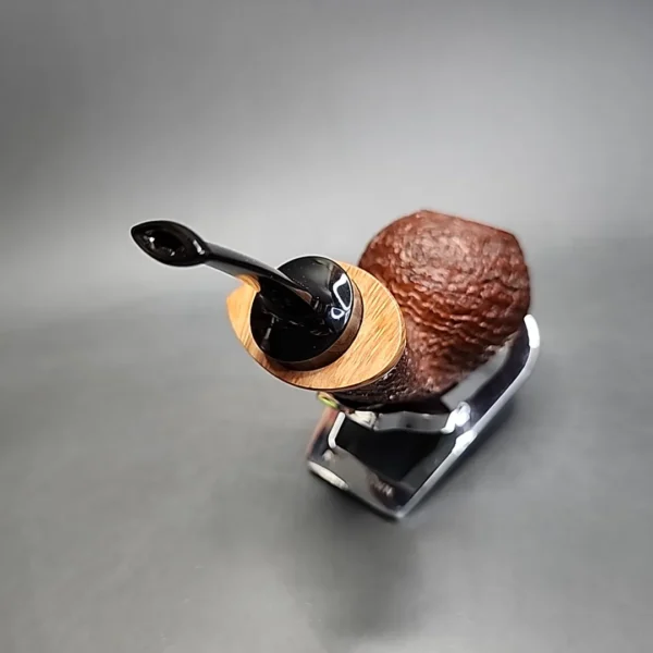 Scott Klein Sandblasted Tomato Estate Briar Pipe, Unsmoked - Image 10