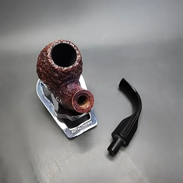 GBD Giant Rusticated Bent Egg Estate Briar Pipe, English Estates - Image 10
