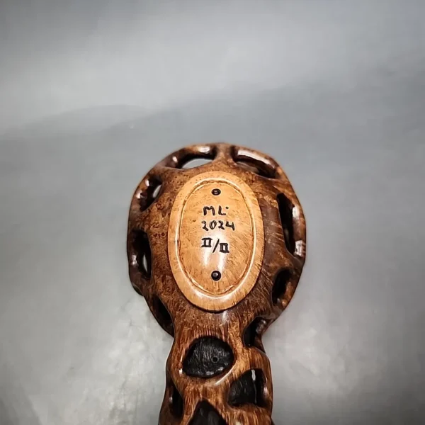 Moonlight Lotus Pod Handmade Briar Pipe, New - Image 10