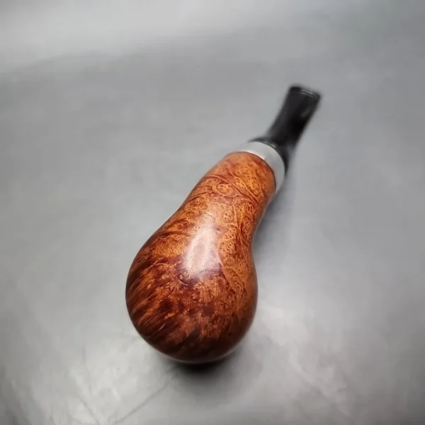 Peterson Antique Collection 1909 Smooth Bent Pot Estate Briar Pipe, Irish Estates - Image 10