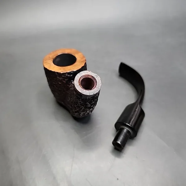 Savinelli Oscar 604 KS Rusticated Oom Paul Estate Briar Pipe, Italian Estates - Image 10