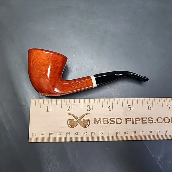 Chacom Artisan 412 Smooth Bent Dublin Estate Briar Pipe, Unsmoked - Image 10