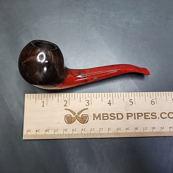 Chacom Volute Smooth Bent Apple Estate Briar Pipe, Unsmoked - Image 10