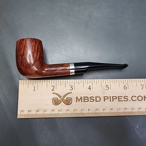 Gigi Fiamma Smooth Flame Grain Straight Billiard Estate Briar Pipe, Unsmoked 9mm - Image 10