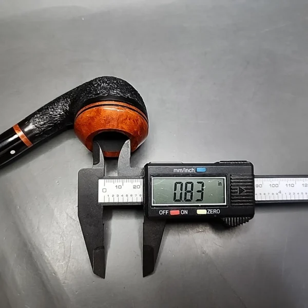 Vauen Inter Style 402 Sandblasted Rhodesian Estate Briar Pipe, Unsmoked, 9mm - Image 10