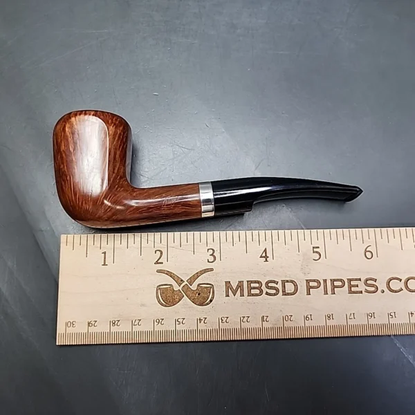 Gigi Fiamma Smooth Flame Grain Panel Estate Briar Pipe, Unsmoked 9mm - Image 10