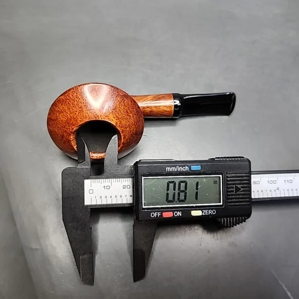 Bennie Joe Smooth Rhodesian Handmade Briar Pipe, New - Image 10