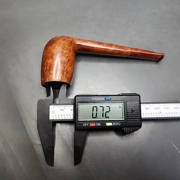 Bennie Joe Smooth All Briar Handmade Briar Pipe, New - Image 10