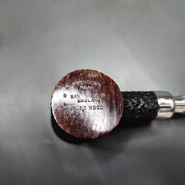 Ferndown Bark 3 Star Silver Spigot Poker Estate Briar Pipe, English Estates - Image 10