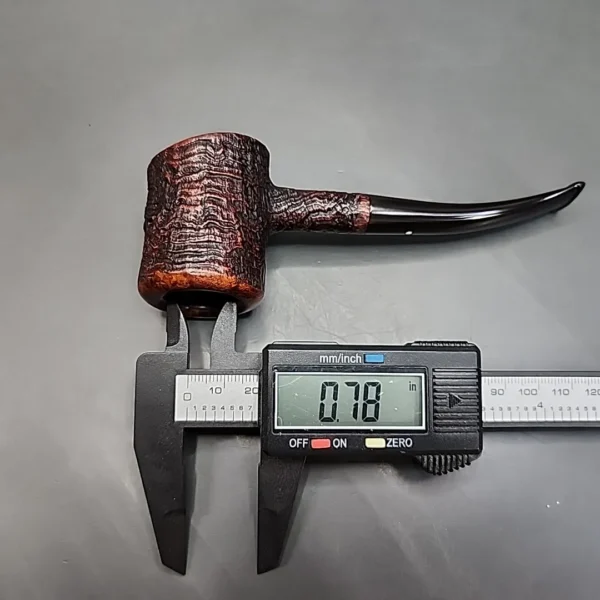 1960 Dunhill Shell 475 FT 4S Cherrywood Sitter Estate Briar Pipe, English Estates [SOLD] - Image 10
