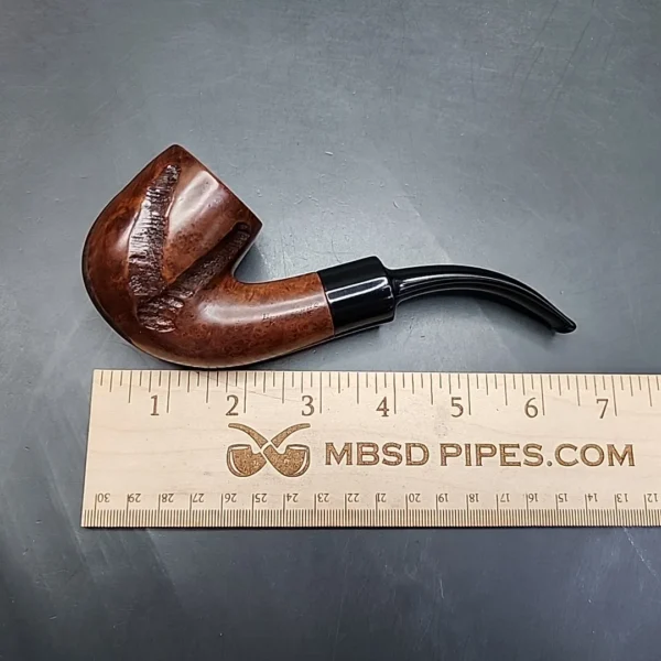 Kaywoodie Handmade Bent Billiard Estate Briar Pipe, American Estates - Image 10