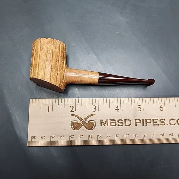 Mastro Geppetto Rusticated Cherrywood, Estate Briar Pipe Unsmoked - Image 10