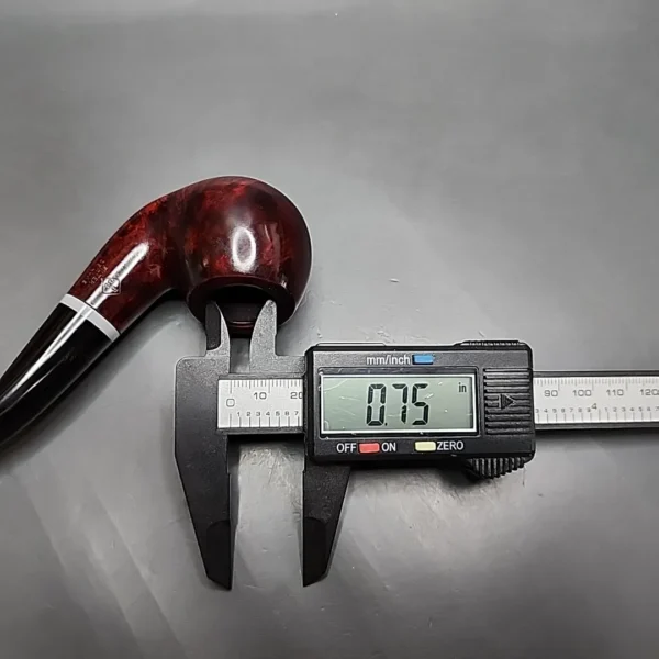 BBB Filter Deluxe 398 Smooth Bent Apple Estate Briar Pipe - Image 10