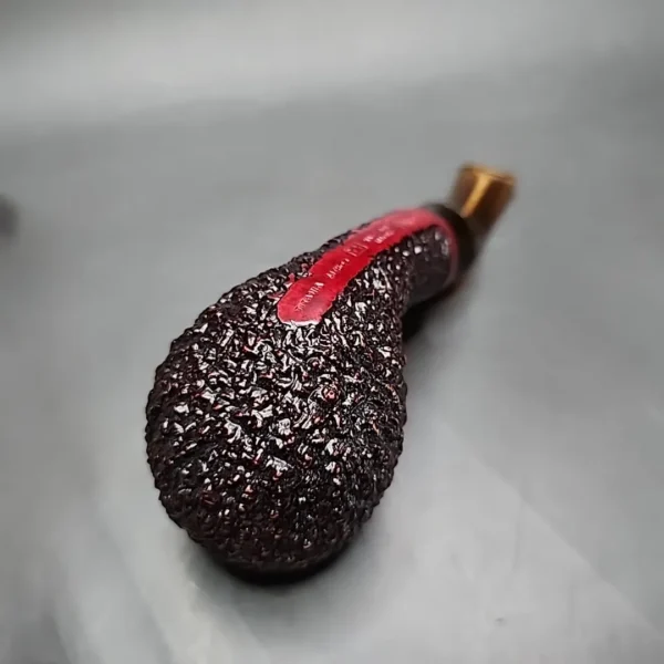 Rinaldo Lithos YY Titania, Rusticated Apple Estate Briar Pipe, Unsmoked [SOLD] - Image 10