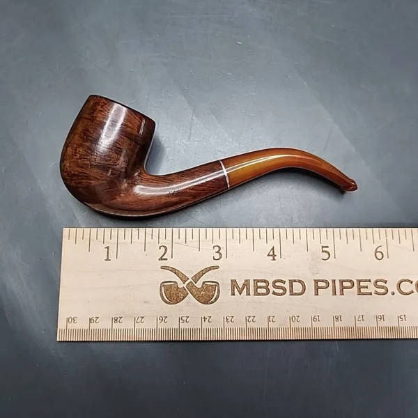 KB&B Kaywoodie Drinkless Suntan Rock Ambera 7214 Estate Briar Pipe, American Estates [SOLD] - Image 10