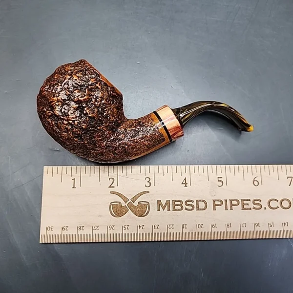 Ardor Urano 2021 Rusticated Cannonball Estate Briar Pipe, Unsmoked [SOLD] - Image 11