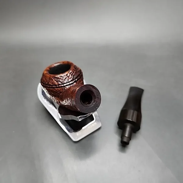 GBD Prehistoric 9438 Sandblasted Bullmoose Estate Briar Pipe, English Estates - Image 11