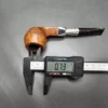 Elwood by Les Wood Silver Spigot Bulldog Estate Briar Pipe, English Estates, 9mm - Image 11