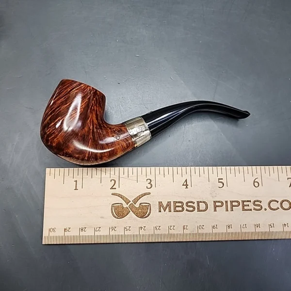 BBB Turnberry 304 Smooth Bent Billiard Estate Briar Pipe, Unsmoked [SOLD] - Image 11