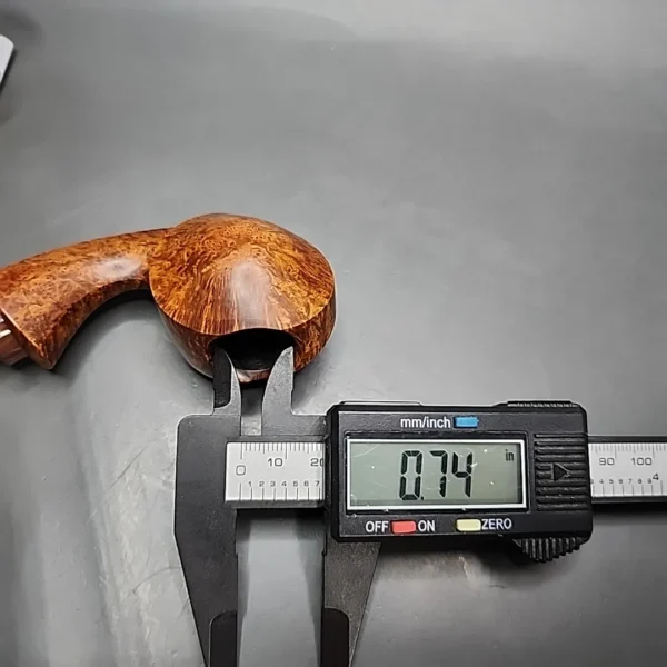 Sam Cui Smooth Blowfish Handmade Estate Briar Pipe, Chinese Estates [SOLD] - Image 11