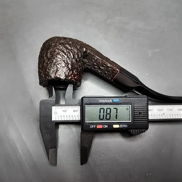 Astleys Rusticated Bent Pot Estate Briar Pipe, English Estates - Image 11