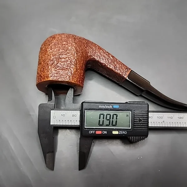 Savinelli Hercules 619 EX Panel Bent Pot Estate Briar Pipe, Italian Estates - Image 11