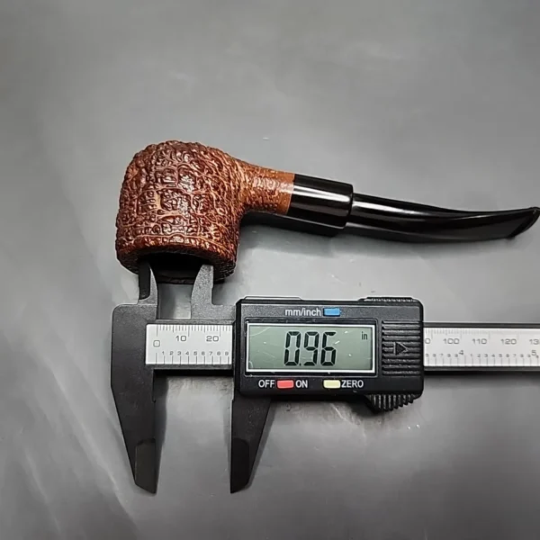 Savinelli Capri Bruna 121 Bent Pot Estate Briar Pipe, Italian Estates - Image 11