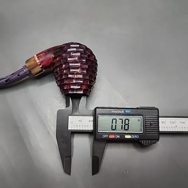 Andrey Kharitonov Rusticated Bent Egg Estate Briar Pipe, Russian Estates [SOLD] - Image 11