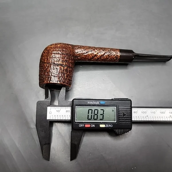 Sasieni Windsor 55s Sandblasted Saddle Billiard Estate Briar Pipe, English Estates - Image 11