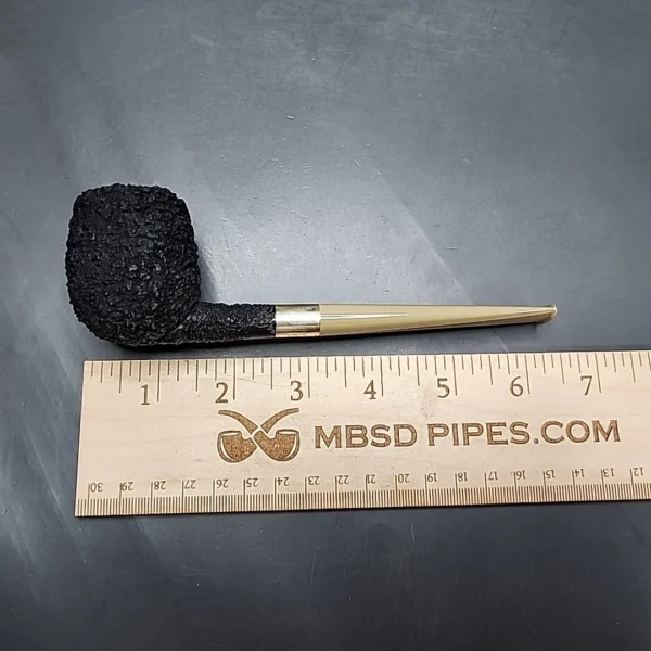 Pipe Tristan Rusticated Apple Handmade Briar Pipe, New - Image 11