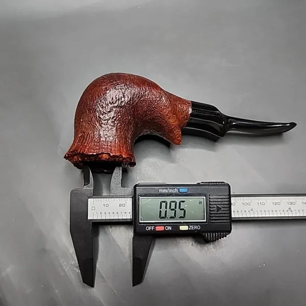 1948 Comoy's Olympic Sandblasted Freehand Estate Briar Pipe, English Estates - Image 11