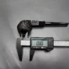 Castello Sea Rock Briar 56F Rusticated Bulldog Estate Briar Pipe, Italian Estates - Image 11