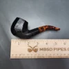 Savinelli Ottagono Sandblasted Bent Panel Briar Pipe, 6mm - Image 11