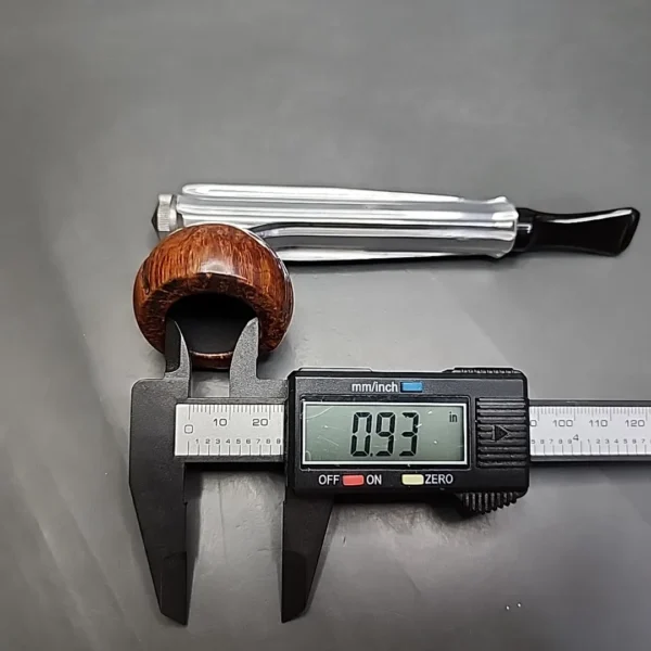Kirsten L Metal & Briar Estate Pipe, American Estates - Image 11