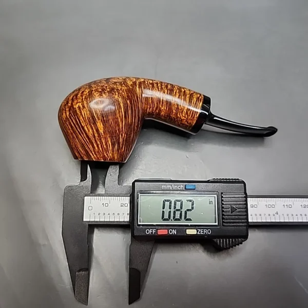 2015 Scott Klein Handcrafted Smooth Bent Brandy Estate Briar Pipe, Unsmoked [SOLD] - Image 11