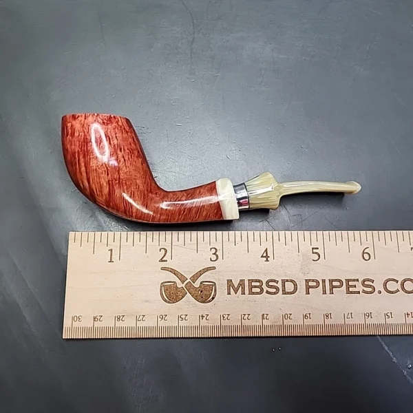 Ardor Marte Fantasy Smooth Egg Estate Briar Pipe, Unsmoked [SOLD] - Image 11
