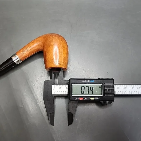 Astleys by Les Wood Smooth Bent Billiard Estate Briar Pipe, Unsmoked - Image 11
