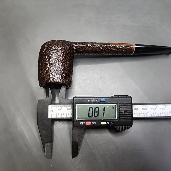 Rossi by Savinelli Sera Rusticated Canadian Briar Pipe, 6mm, New - Image 11
