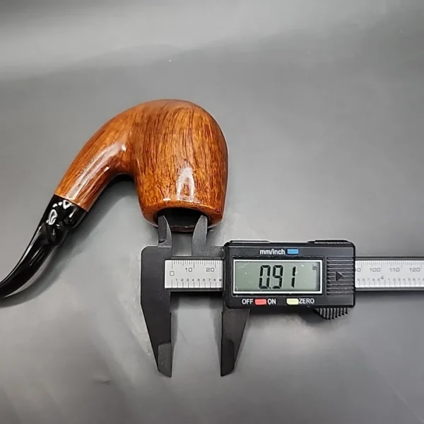 Savinelli Autograph 8 Smooth Bent Egg Estate Briar Pipe, Italian Estates - Image 11