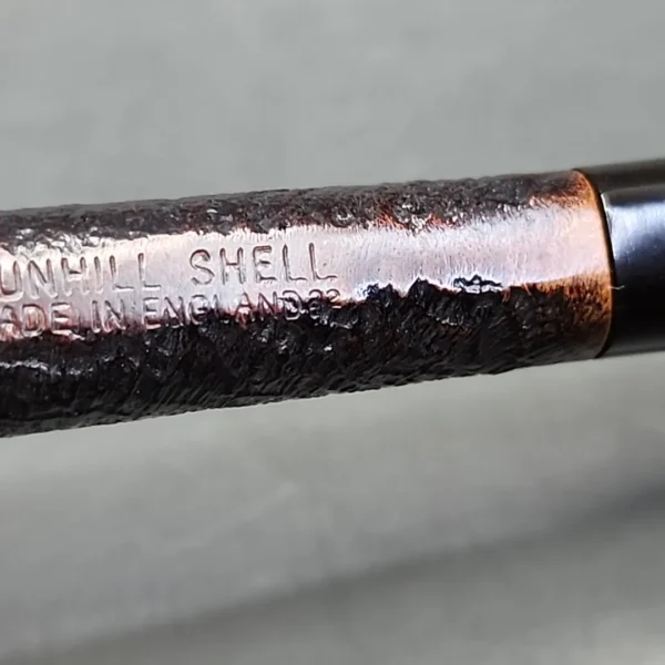 1982 Dunhill Shell 31111 Sandblasted Lovat Estate Briar Pipe, English Estates - Image 11