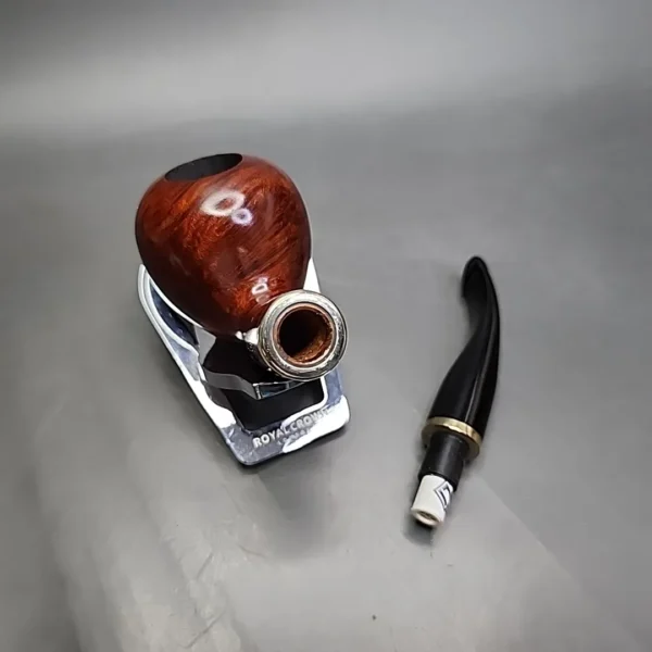 Vauen 3213 Smooth Bent Pear Estate Briar Pipe, Unsmoked, 9mm - Image 11