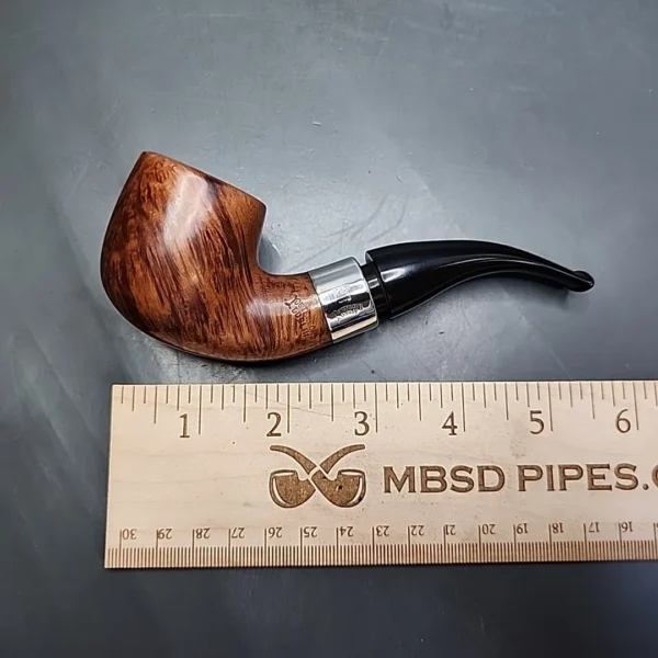 Peterson Antique Collection 1909 Smooth Bent Pot Estate Briar Pipe, Irish Estates - Image 11