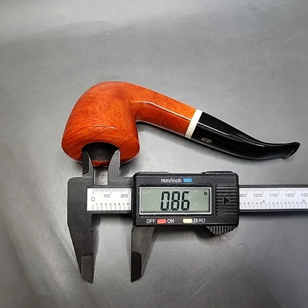 Chacom Artisan 412 Smooth Bent Dublin Estate Briar Pipe, Unsmoked - Image 11