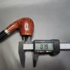 Gigi Fiamma Bent Billiard w/ Sterling Silver Estate Briar Pipe, Unsmoked - Image 11