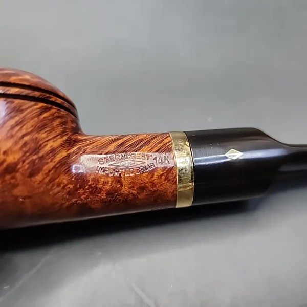 LHS Sterncrest Caboose w/ 14k Gold Ring, Estate Briar Pipe, American Estates - Image 11