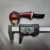 C. Kent Joyce Teardrop Acorn Sandblasted Estate Briar Pipe, Unsmoked - Image 11