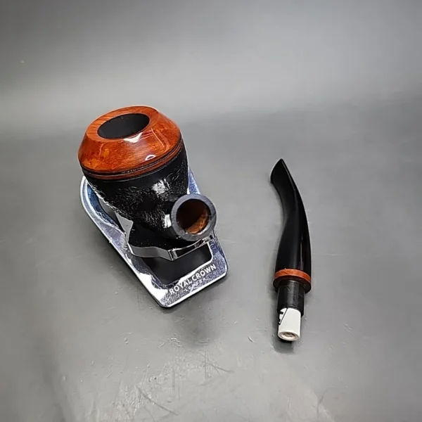 Vauen Inter Style 402 Sandblasted Rhodesian Estate Briar Pipe, Unsmoked, 9mm - Image 11