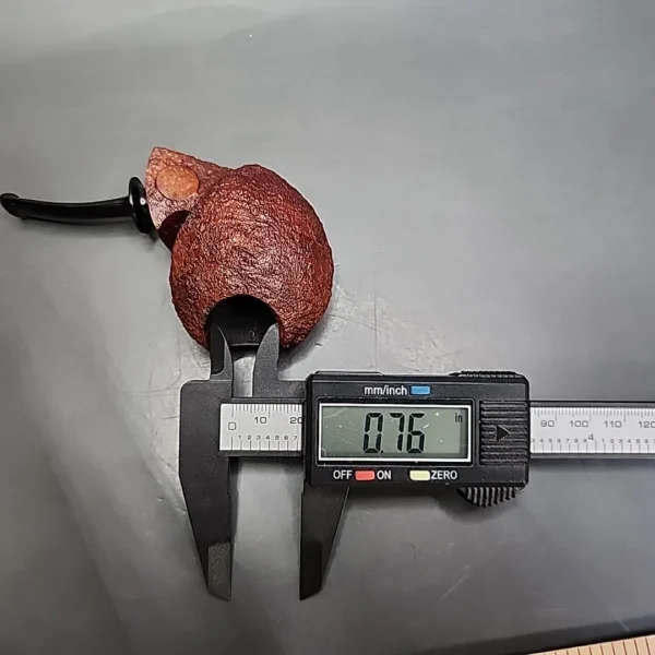 David S. Huber Sandblasted Blowfish Estate Briar Pipe, American Estates - Image 11